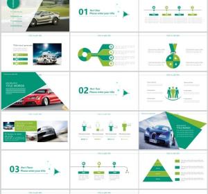 Automotive Industry Marketing PowerPoint Templates