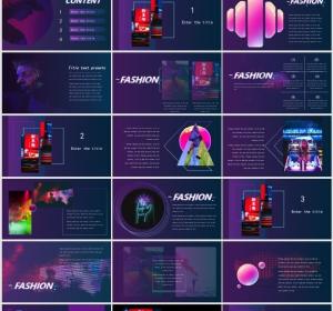 Fashion Gradient Style PowerPoint Templates