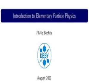 Introduction to Elementary Particle Physics