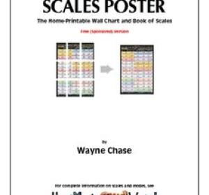 Guitar & Keyboard Scales Poster