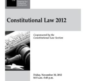 Constitutional Law 2012