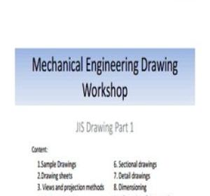 Mechanical Engineering Drawing Workshop